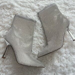 Steve Madden Womens Seyla Ankle Boots Rhinestone Size 7 NWOT
